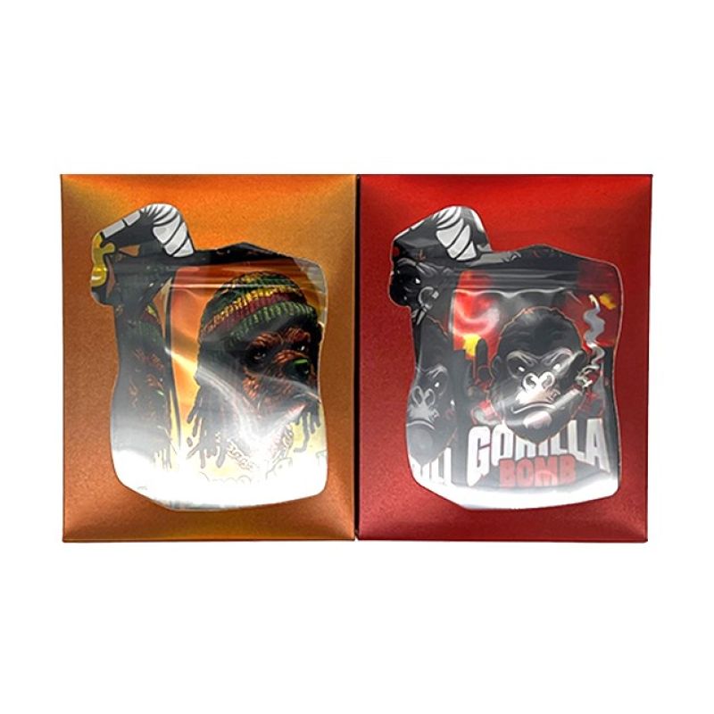 Exotic Shaped 3.5g Mylar Bag + Matching Retail Box